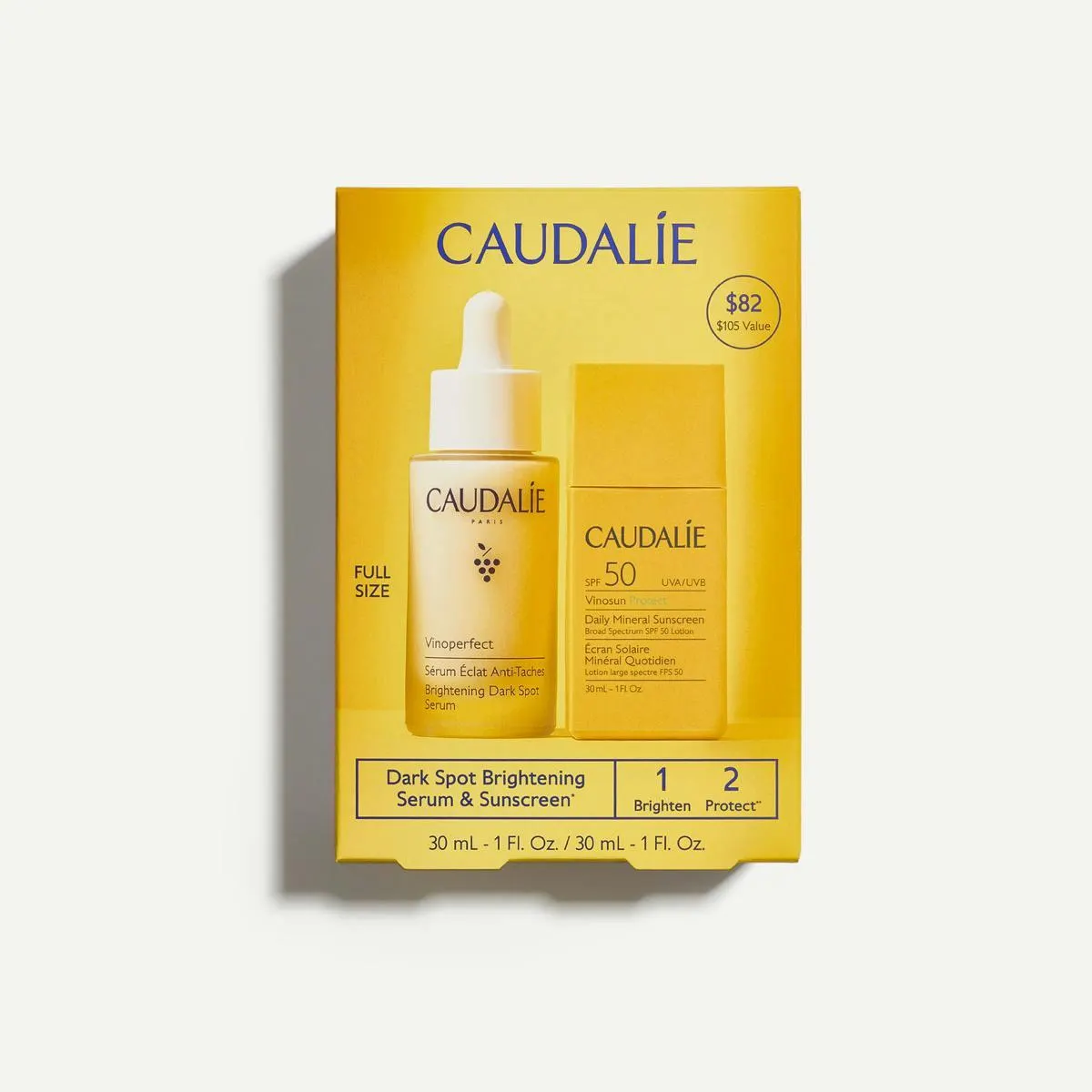 Dark Spot Brightening Serum & Sunscreen SPF 50 Set