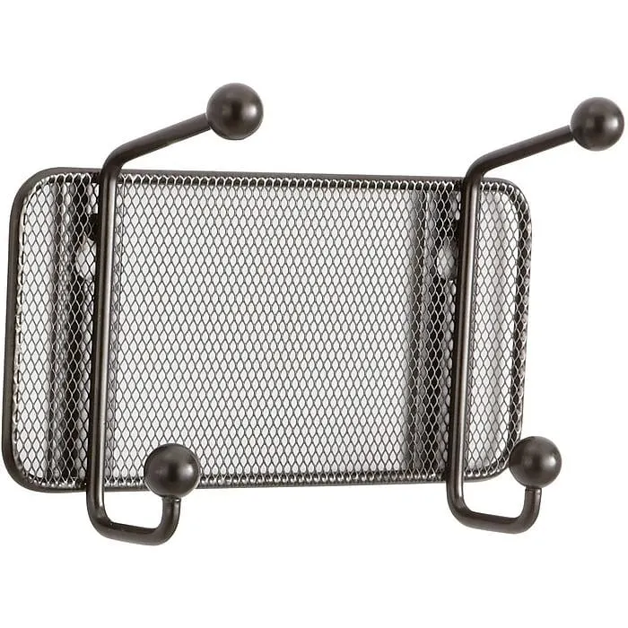 Safco Onyx 2 Hook Wall Rack,