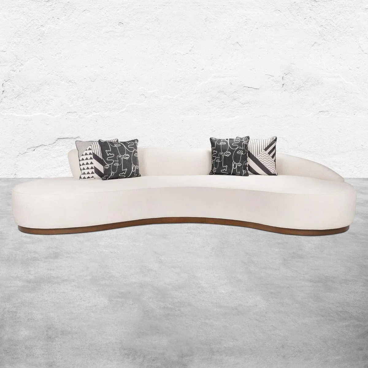 Marseille 2 Sofa in Hammered Velour