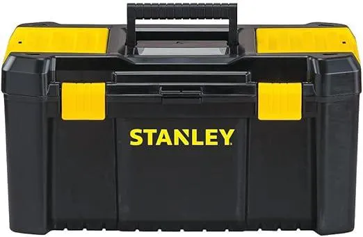 Stanley Tools and Consumer Storage STST19331 Stanley Essential Toolbox, 19", Black/Yellow