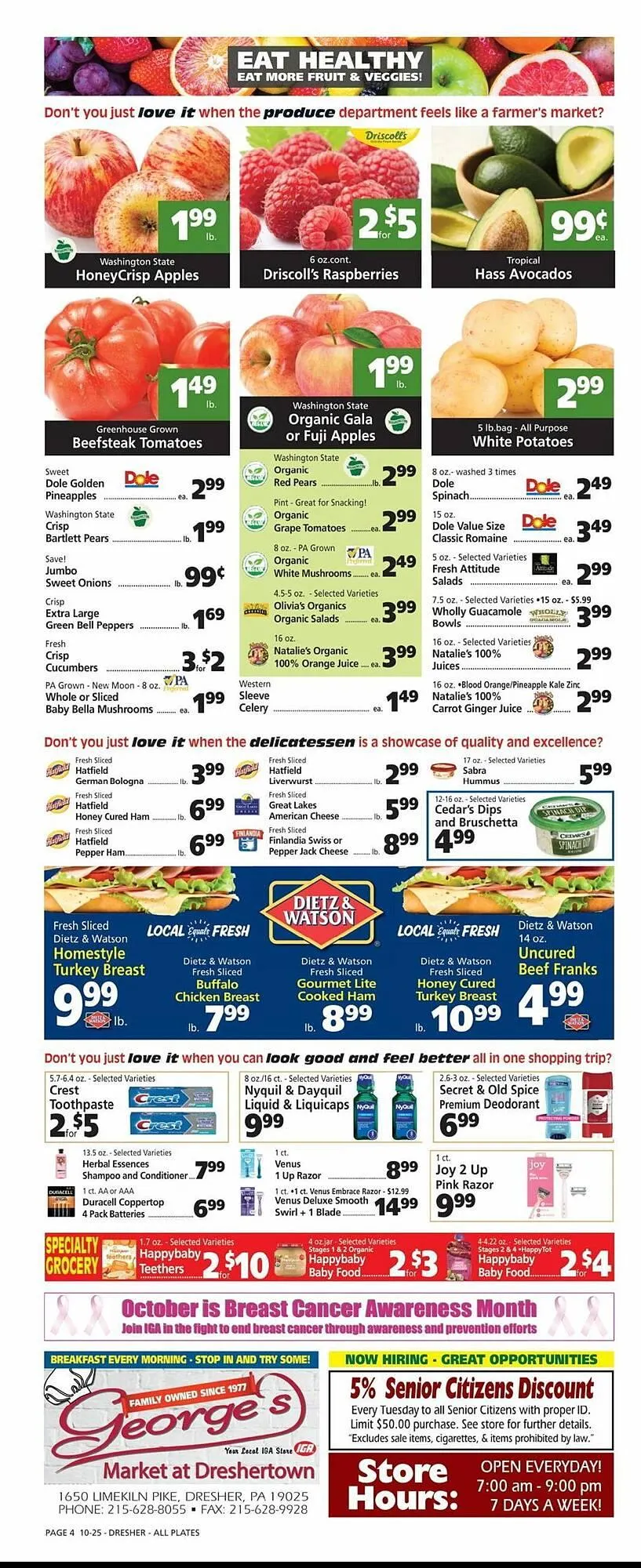 Weekly ad George's Market Weekly Ad from October 25 to October 31 2024 - Page 4