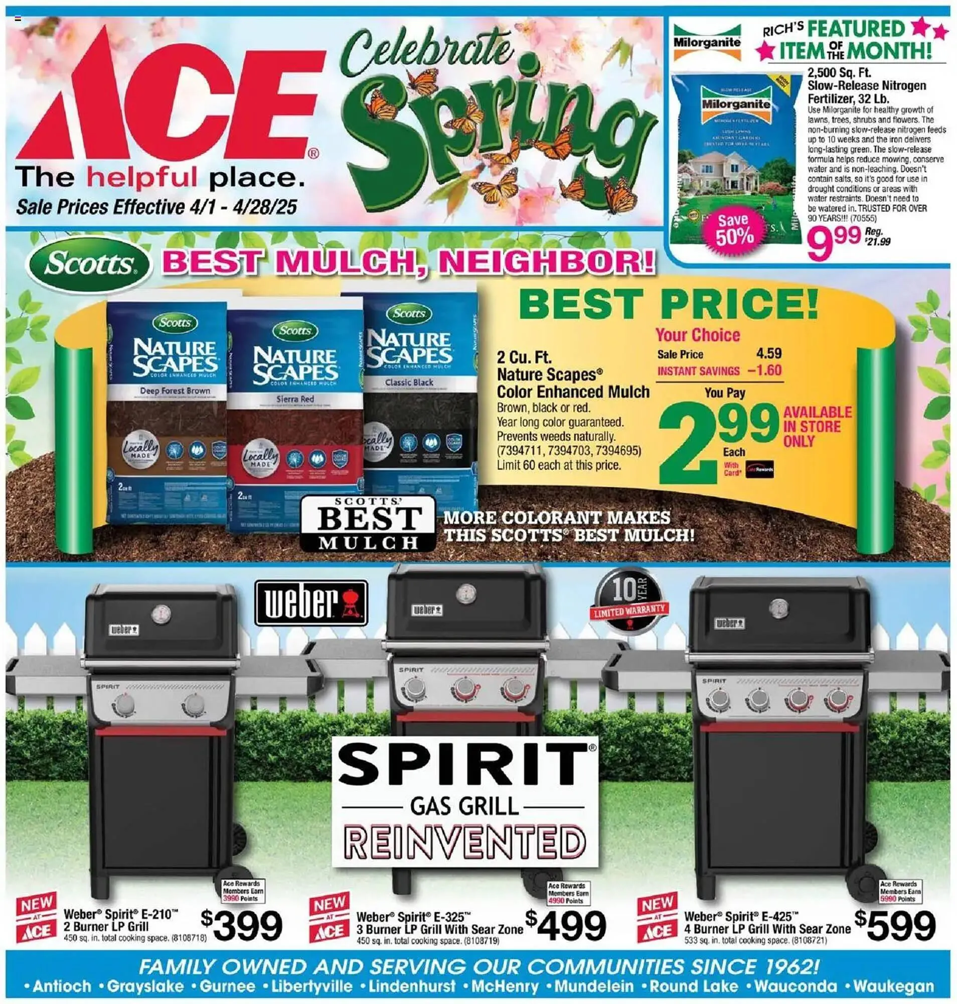 Weekly ad Ace Hardware Weekly Ad from April 1 to April 28 2025 - Page 1