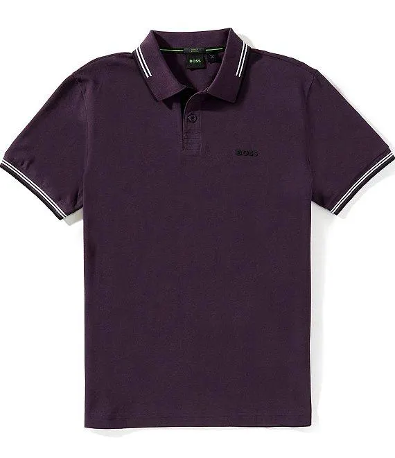 BOSS Slim Fit Stretch Paul Short Sleeve Polo Shirt