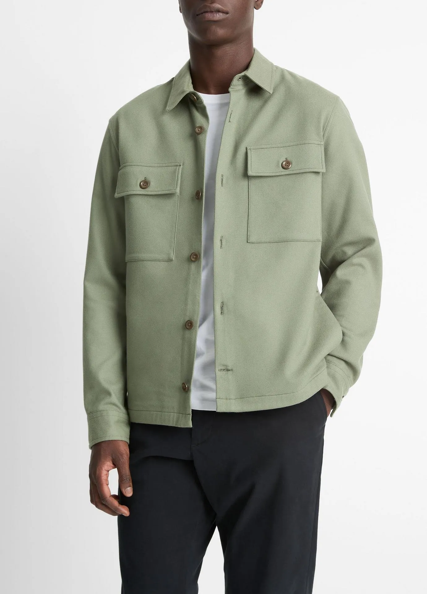 Double-Face Workwear Shirt Jacket