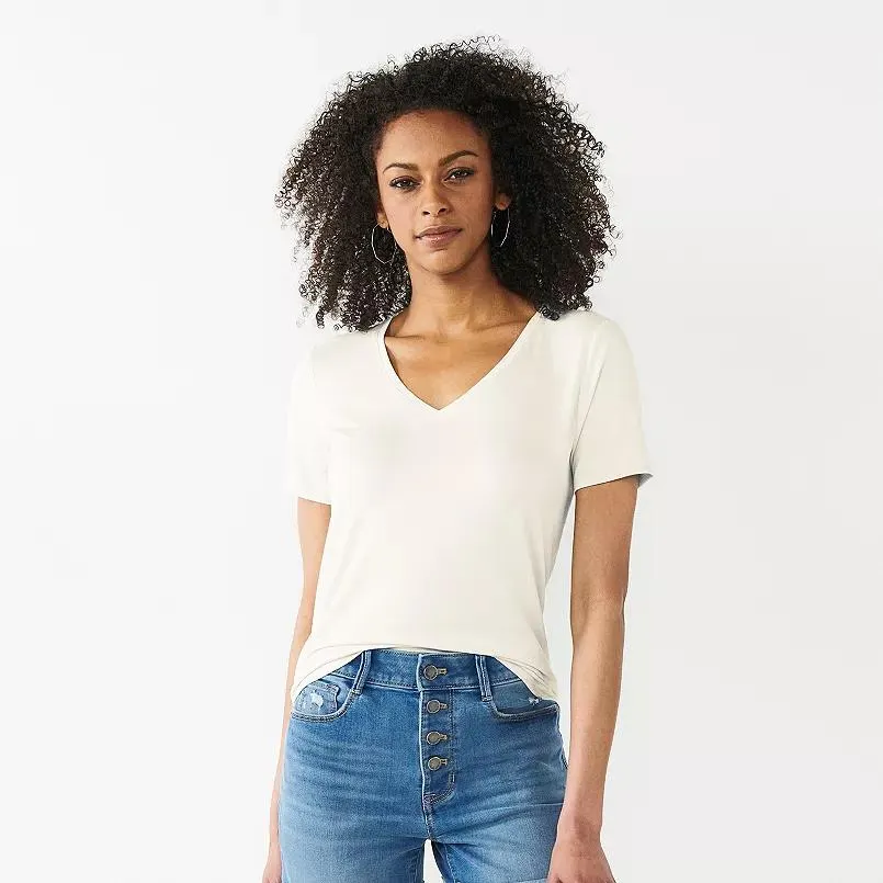 Women's Nine West Essential V-Neck T-Shirt