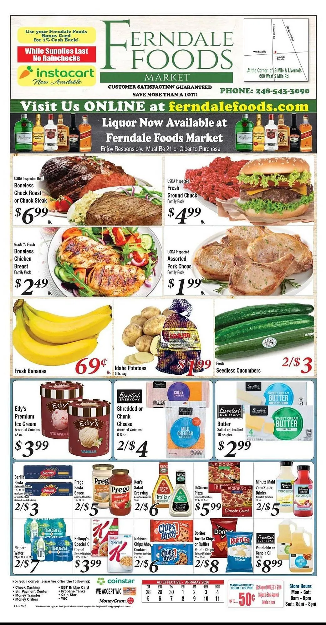 Weekly ad Ferndale Foods weekly ad from April 28 to May 11 2026 - Page 1