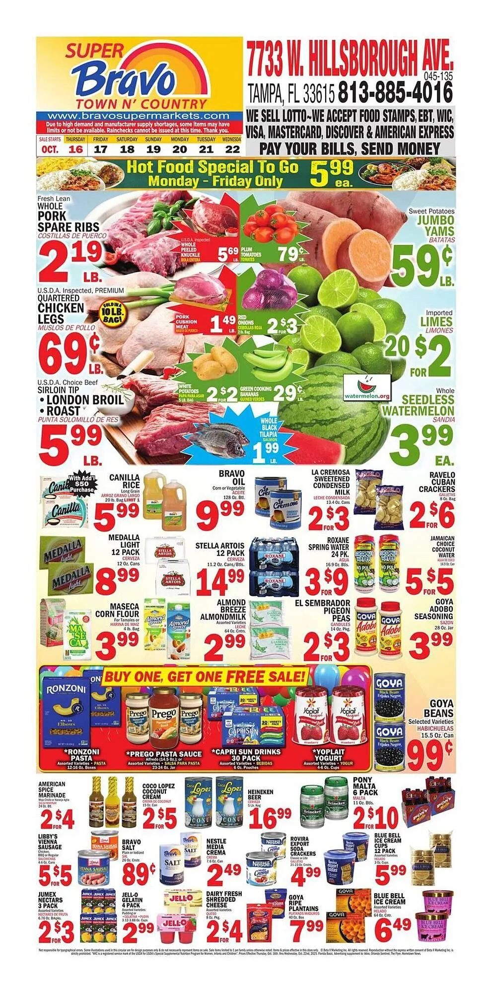Weekly ad Bravo Supermarkets weekly ad from October 16 to October 22 2025 - Page 1