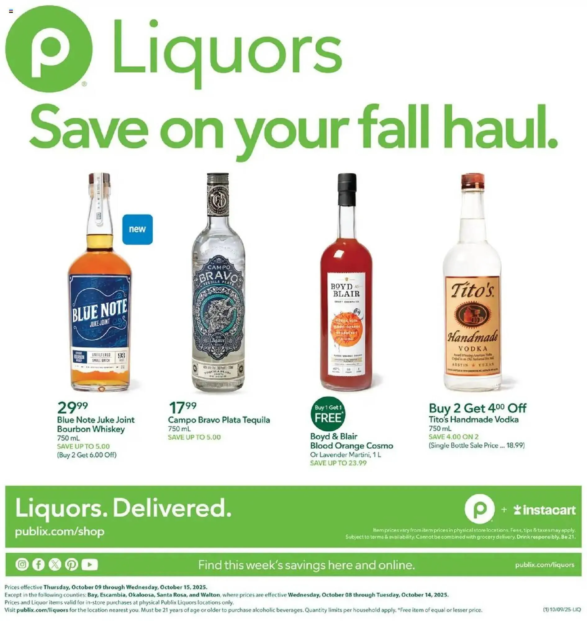 Weekly ad Publix weekly ad from October 9 to October 16 2025 - Page 1
