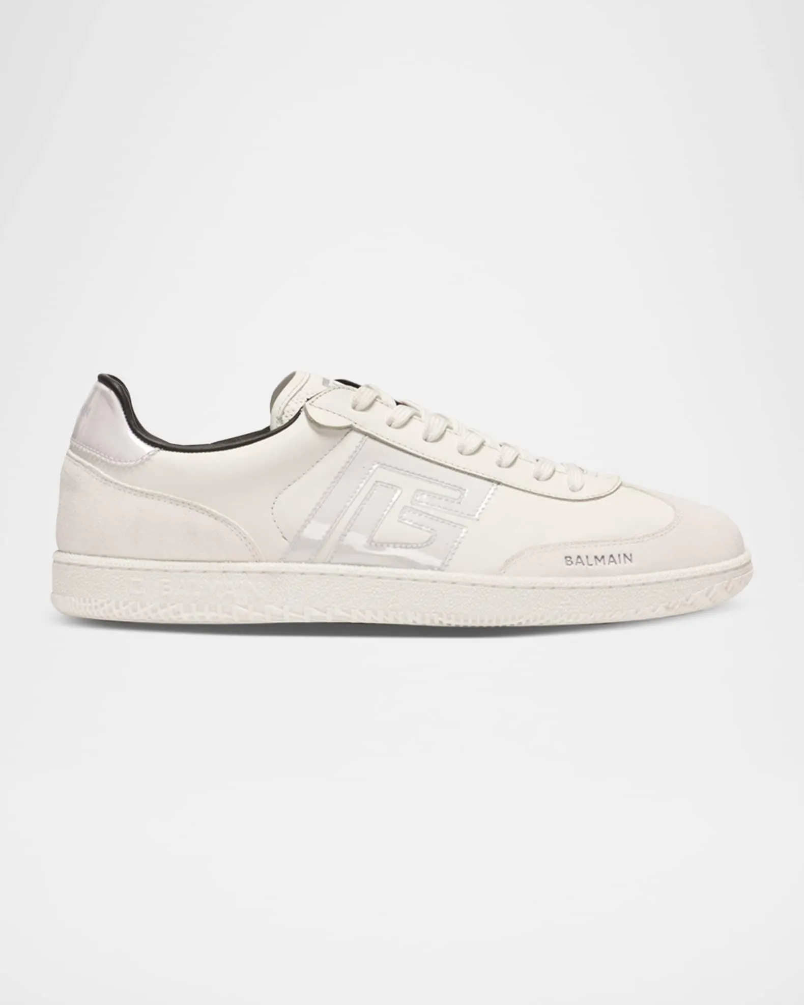 Men's Swan Tonal Calfskin Low-Top Sneakers