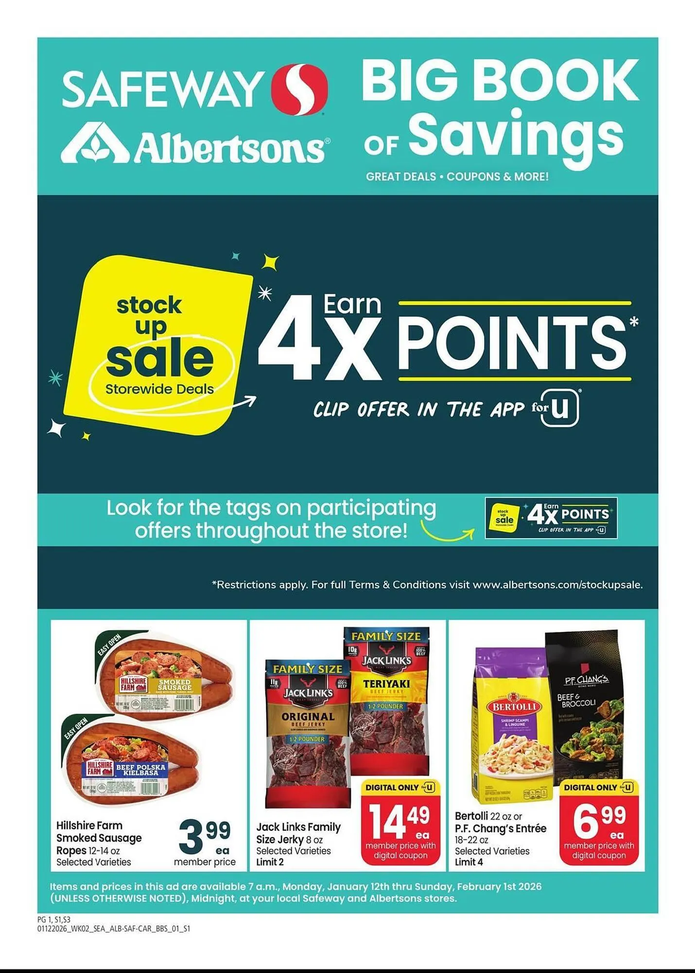 Weekly ad Safeway weekly ad from January 12 to February 1 2026 - Page 1