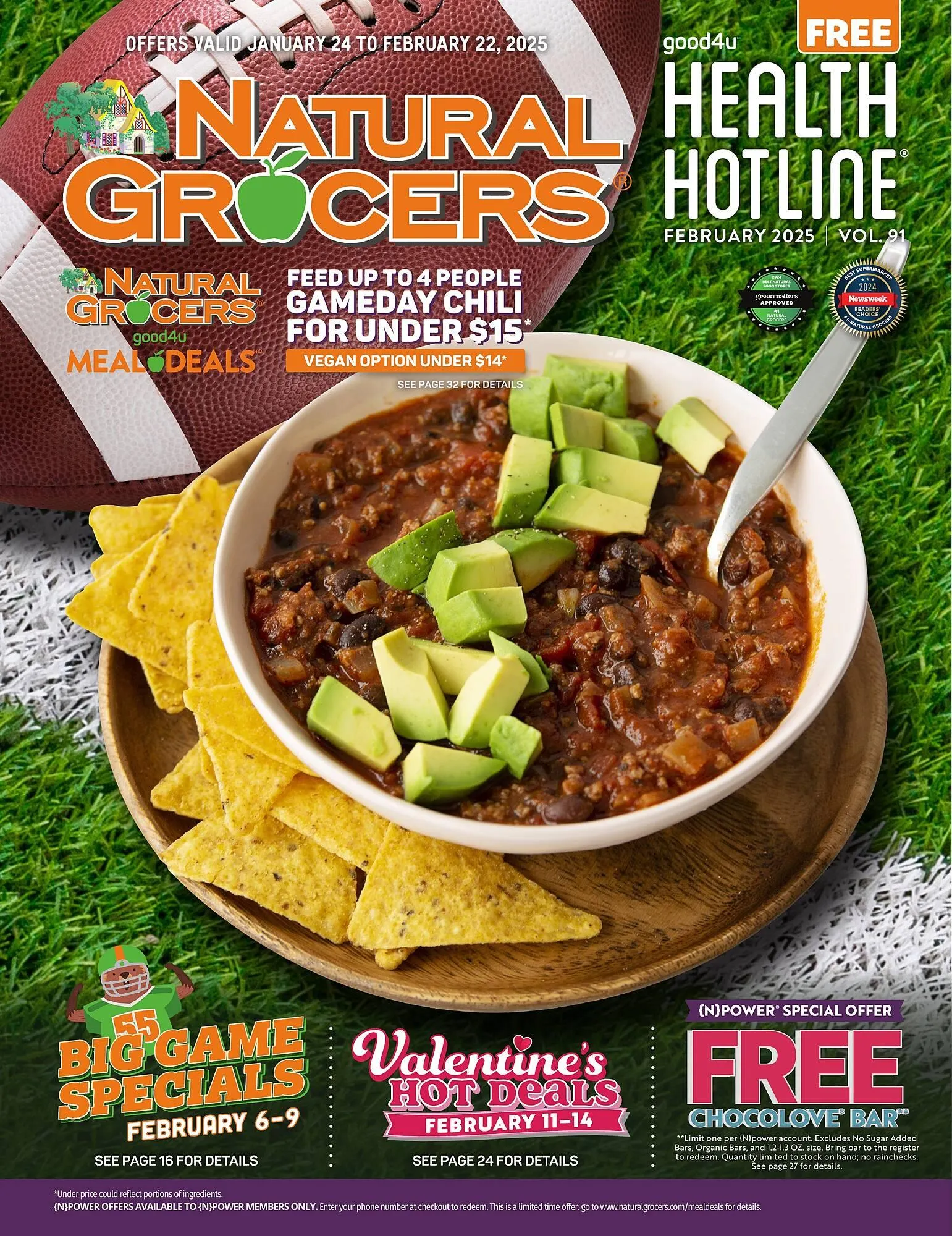 Weekly ad Natural Grocers ad from January 24 to February 22 2025 - Page 1