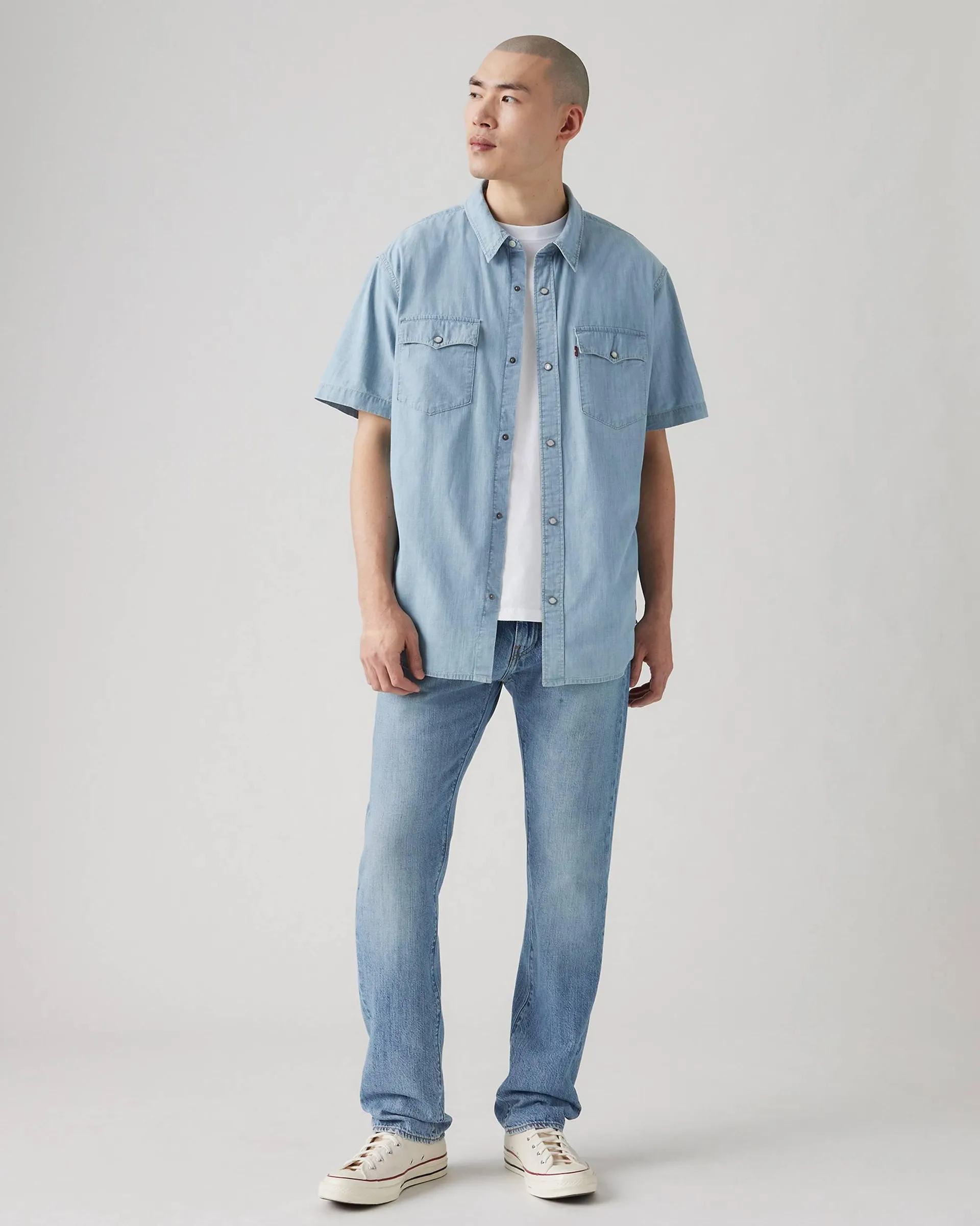 505™ Regular Fit Linen+ Denim Men's Jeans