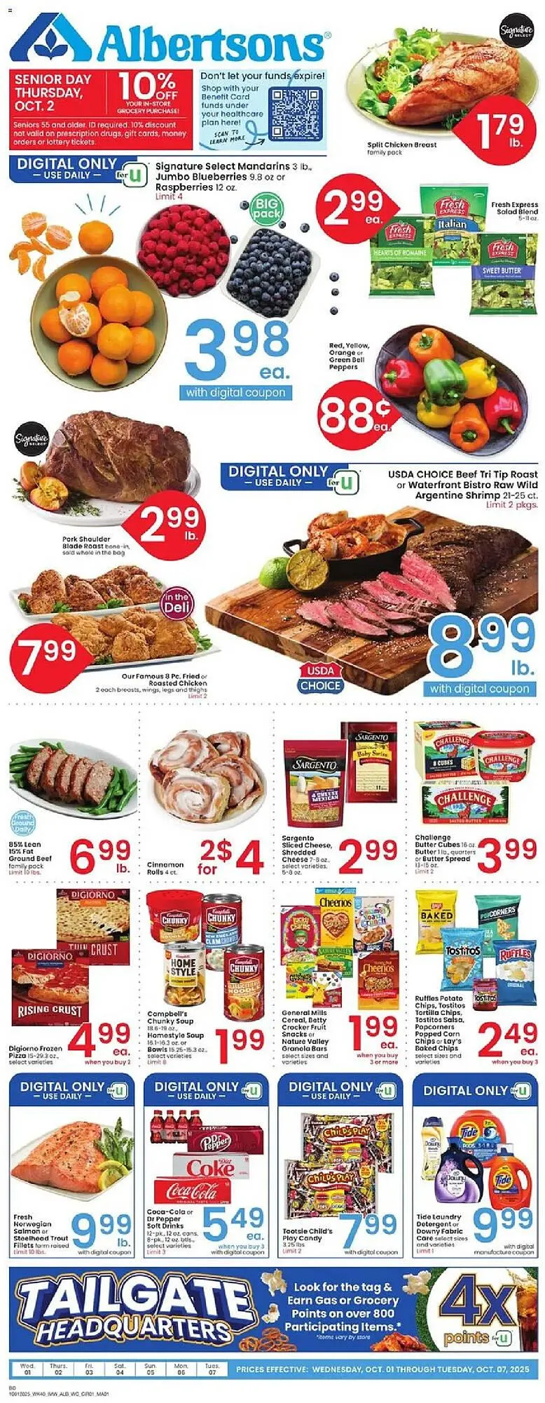 Weekly ad Albertsons weekly ad from October 1 to October 7 2025 - Page 1