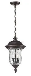 Z-Lite Armstrong Bronze 2 Light Outdoor Chain Light