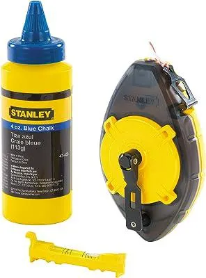 Stanley 0-47-465 Chalk Line-Set "Power Winder", Multicolor
