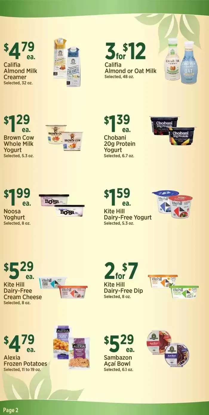 Weekly ad Yoke's Fresh Market Nature's Corner from March 26 to April 22 2025 - Page 2