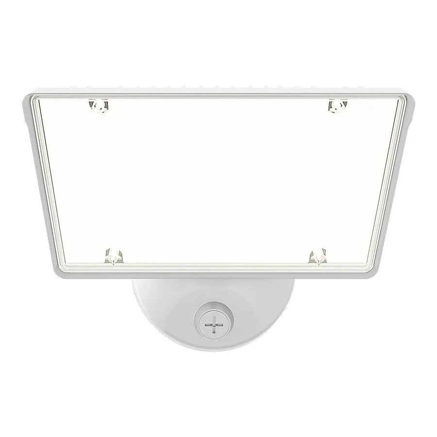 HALO TGS Series 3000 -Lumens 27 -Watt White Line voltage Bright White Hardwired LED Flood light Motion Sensor