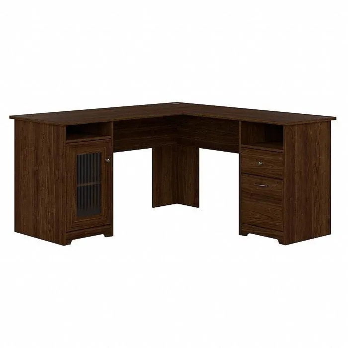 Bush Furniture Cabot 60"W L Shaped Computer Desk,