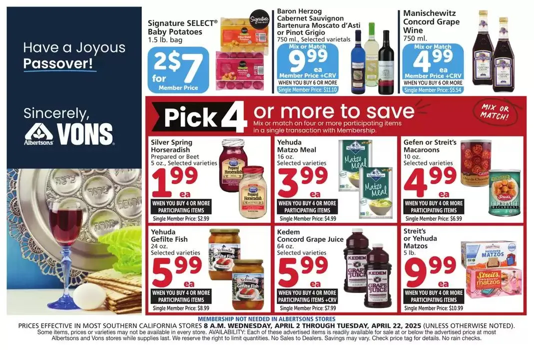Weekly ad Current bargains and offers from April 2 to April 22 2025 - Page 1