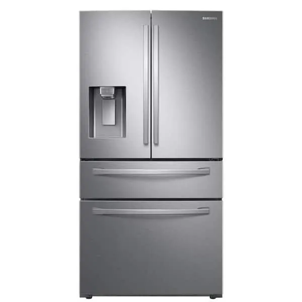 28 cu. ft. 4-Door French Door Smart Refrigerator in Fingerprint Resistant Stainless Steel, Standard Depth