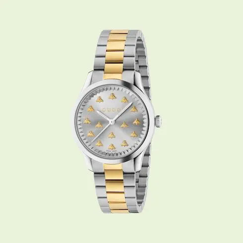 G-Timeless watch with bees, 32 mm