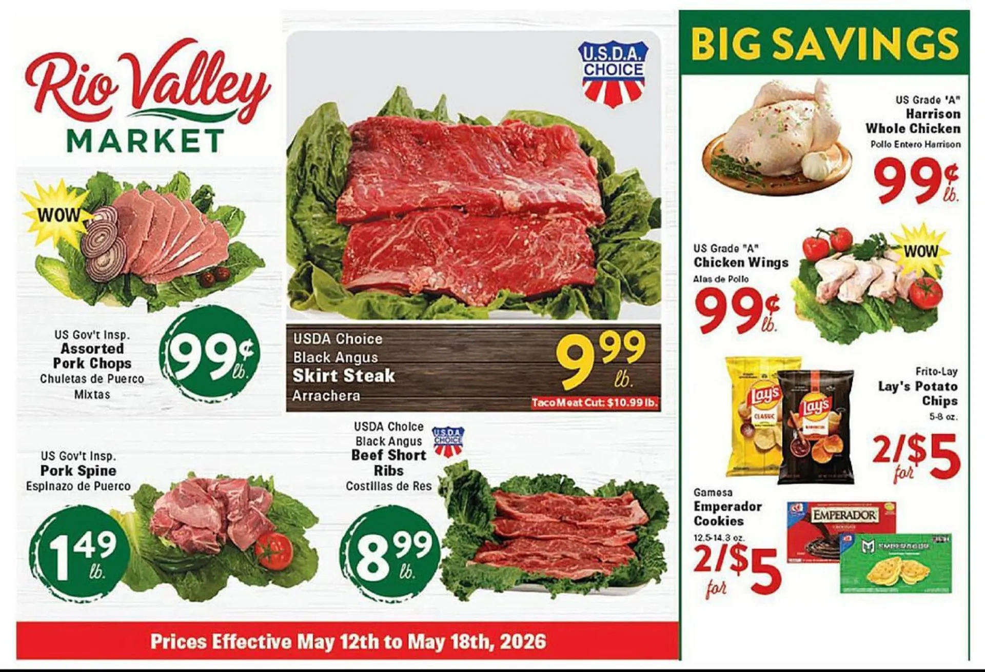 Weekly ad Rio Valley Market weekly ad from May 12 to May 18 2026 - Page 1