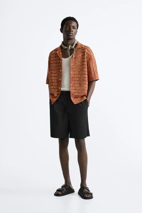 ΠΟΥΚΑΜΙΣΟ ΚΡΟΣΕ ΜΕ ΡΙΓΕΣ