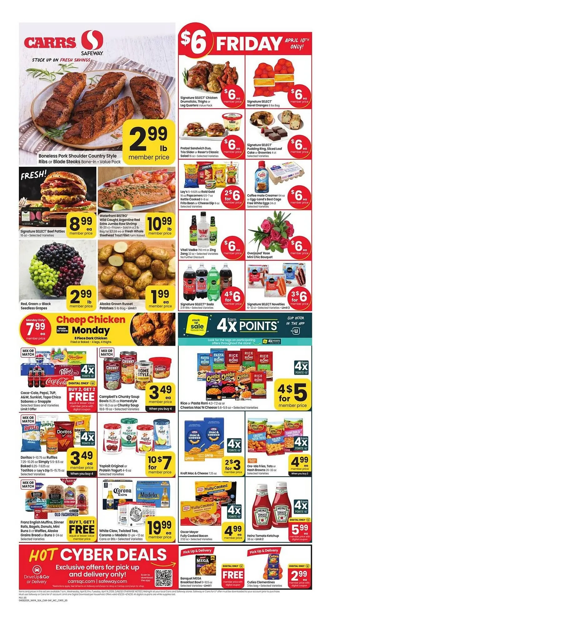 Weekly ad Carrs weekly ad from April 8 to April 14 2026 - Page 1