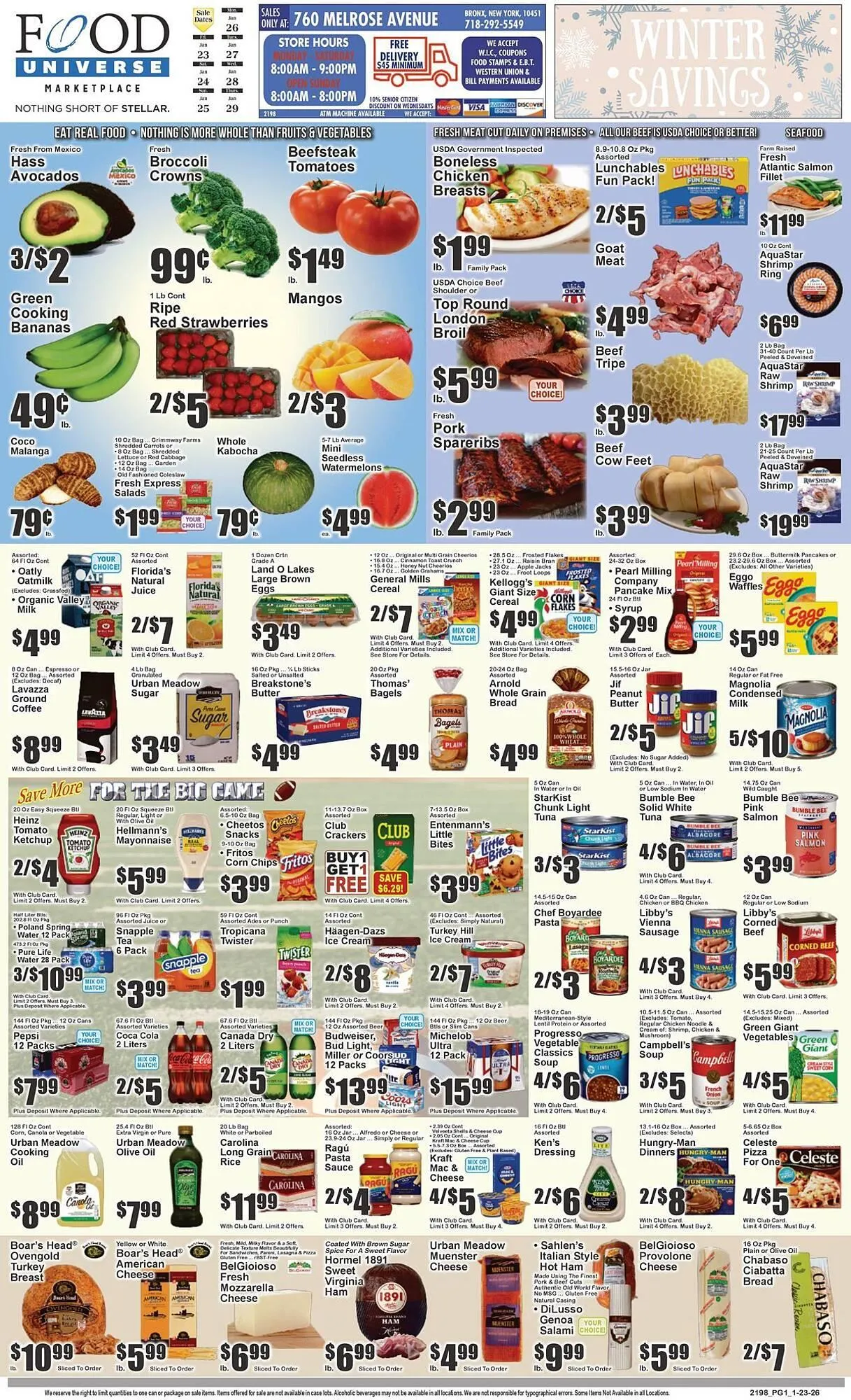 Weekly ad Food Universe circular from June 23 to June 29 2026 - Page 1