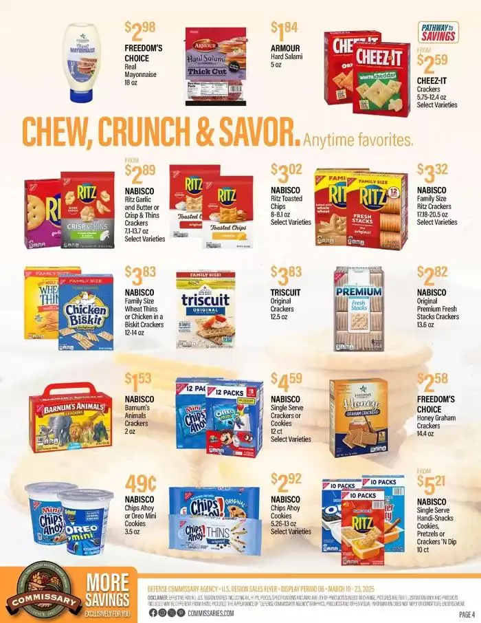 Weekly ad Flyer Commissary from March 10 to March 23 2025 - Page 4