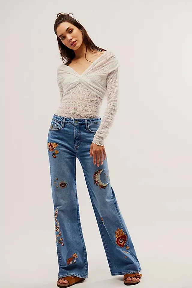 Driftwood Charlee Wide-Leg Jeans