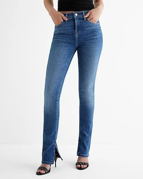 Mid Rise Medium Wash Skyscraper Jeans