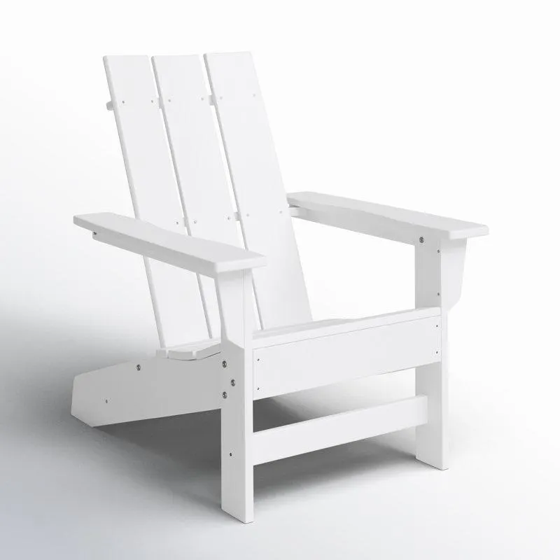 White Ratcliff Plastic/Resin Adirondack Chair