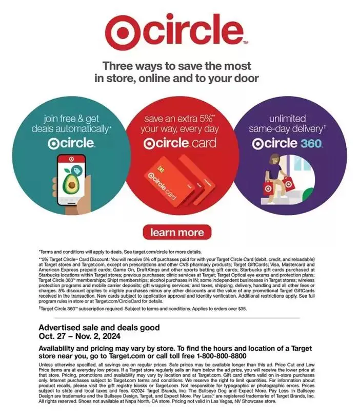 Weekly ad Target flyer from October 30 to November 13 2024 - Page 26