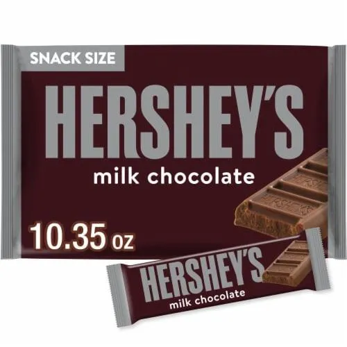 HERSHEY'S Milk Chocolate Snack Size Candy Bag
