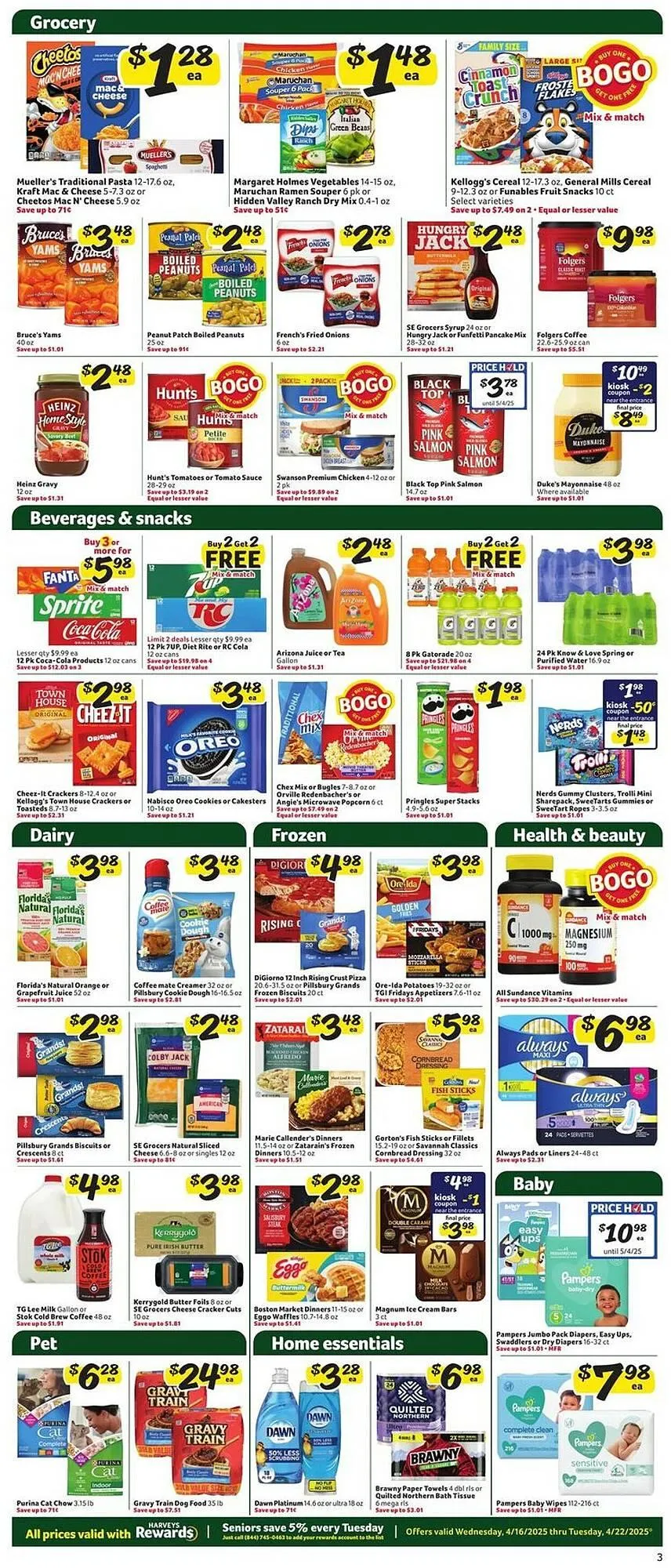 Weekly ad Harveys Supermarkets Weekly Ad from April 16 to April 22 2025 - Page 5