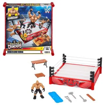 WWE Action Figure Playset Knuckle Crunchers Rebound Ring