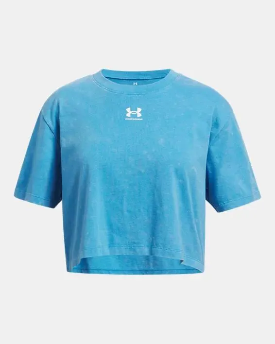 UA Rival Wash Girls' Short Sleeve