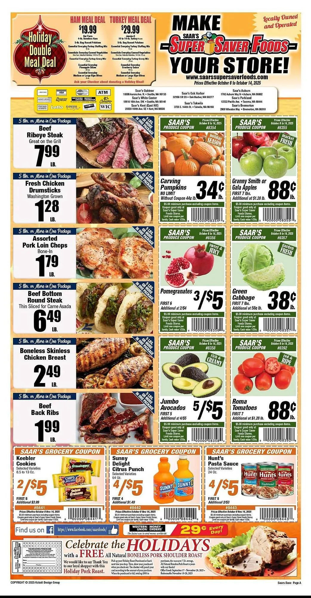Weekly ad Super Saver weekly ad from October 8 to October 14 2025 - Page 1