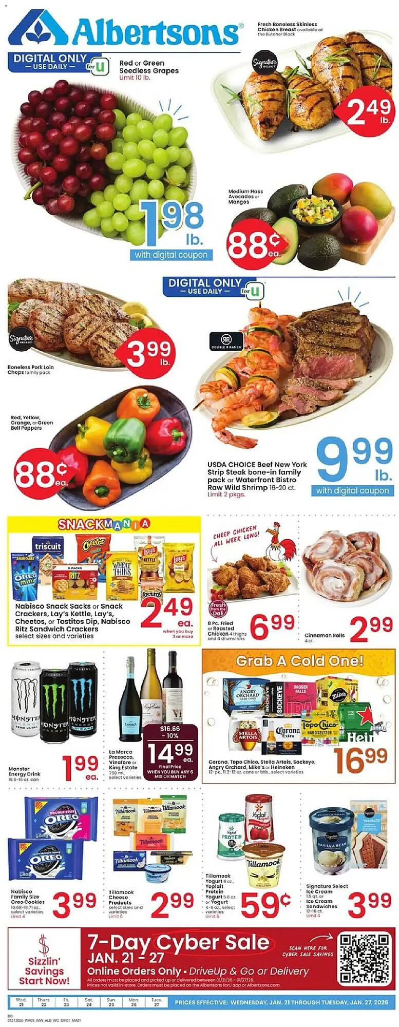 Weekly ad Albertsons weekly ad from January 21 to January 27 2026 - Page 1