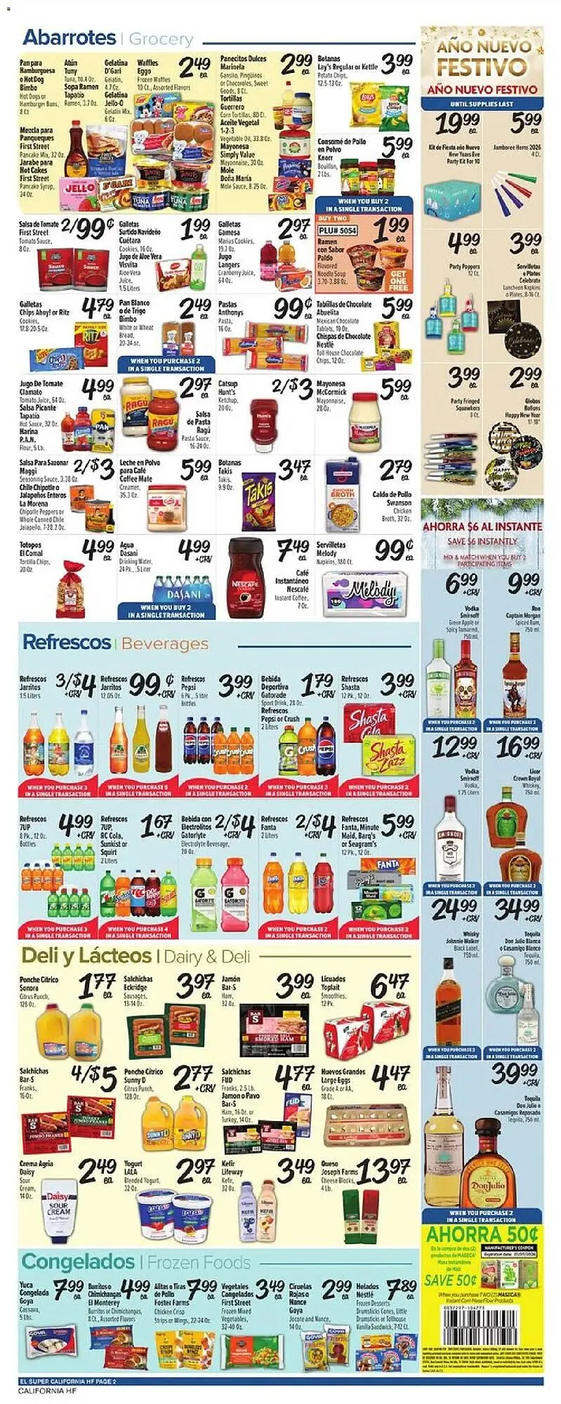 Weekly ad El Super weekly ad from December 24 to January 2 2026 - Page 2