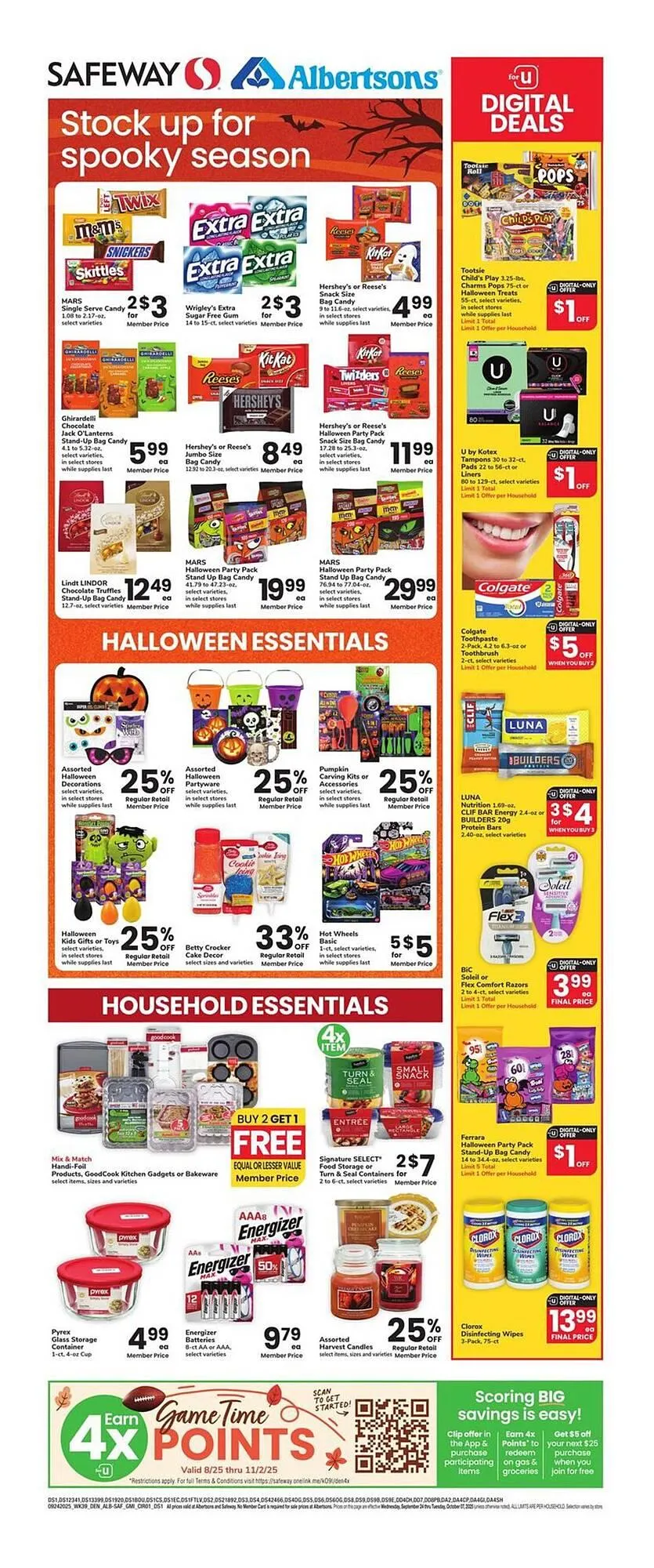 Weekly ad Albertsons weekly ad from September 24 to October 7 2025 - Page 1