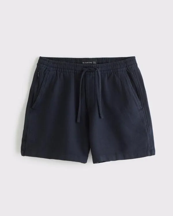 Cotton Texture Pull-On Short
