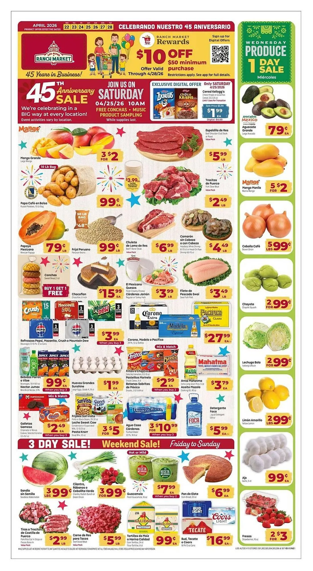 Los Altos Ranch Market weekly ad - 1