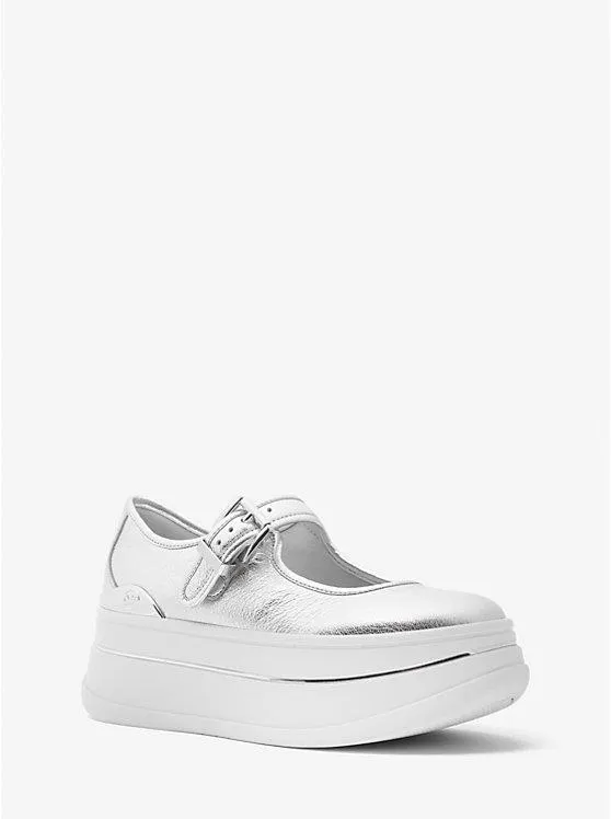 Hayes Metallic Leather Mary Jane Sneaker