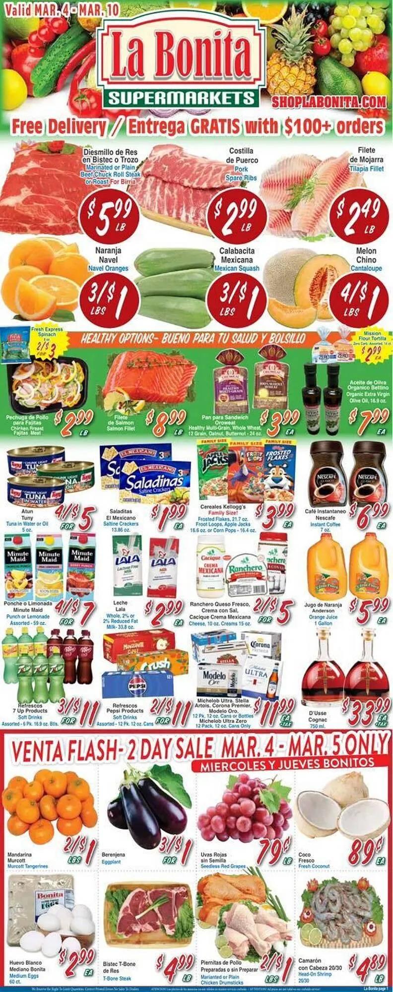 La Bonita Supermarkets weekly ad - 1