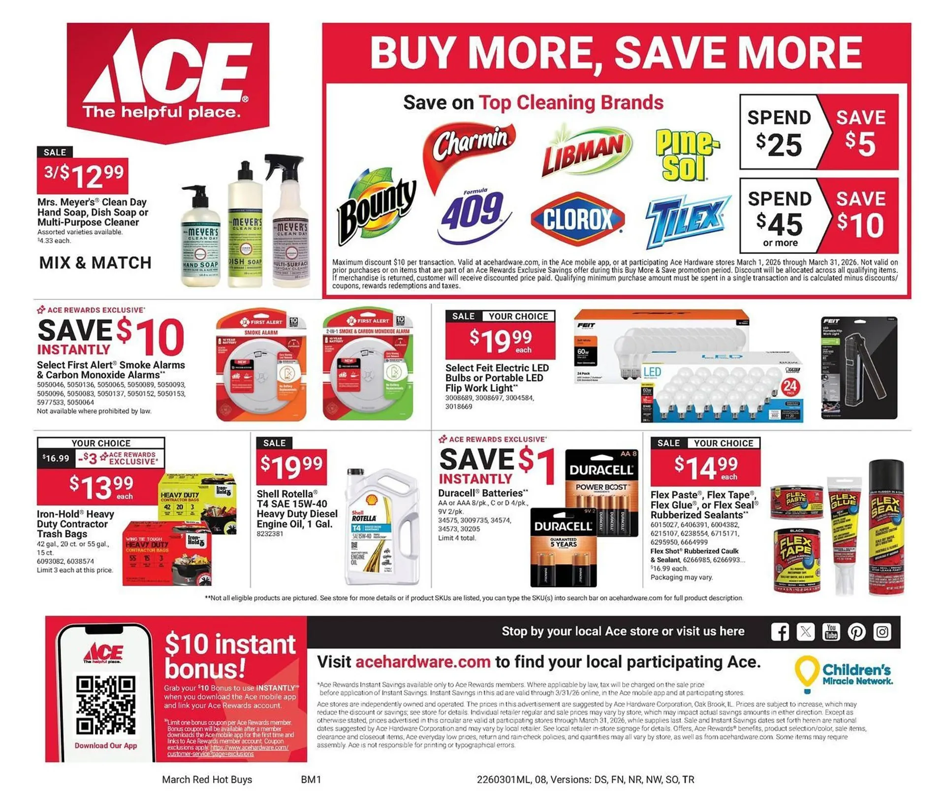 Weekly ad Ace Hardware flyer from March 1 to March 31 2026 - Page 8