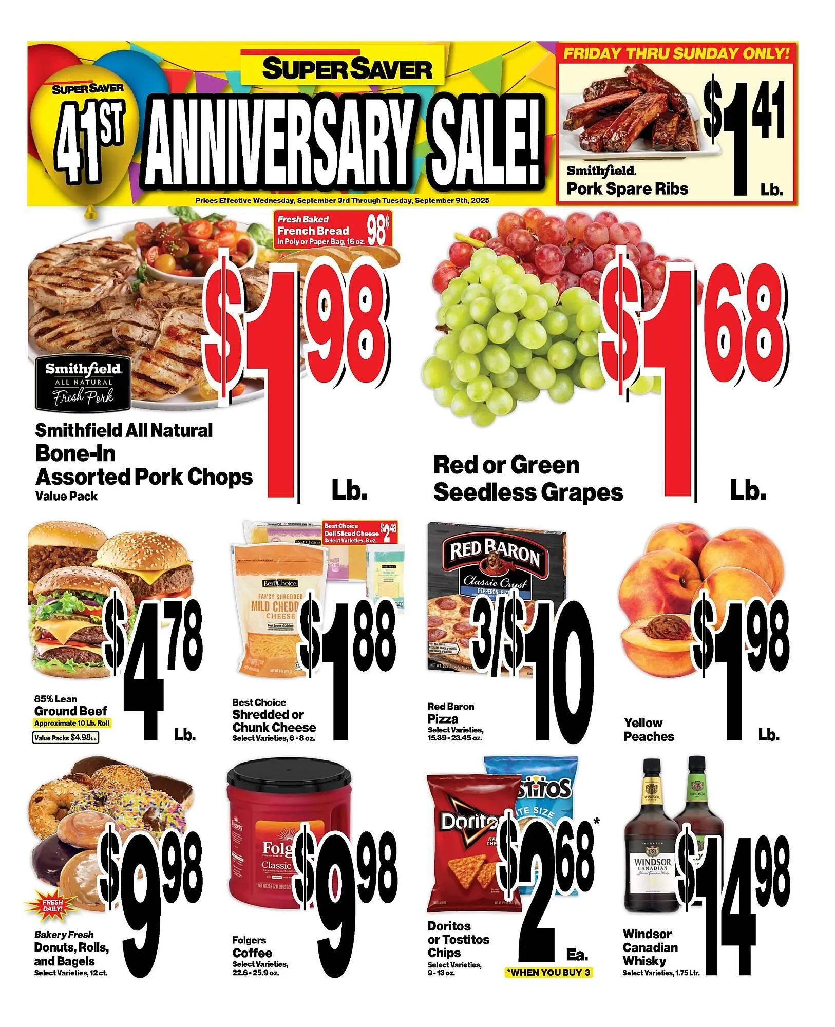 Weekly ad Super Saver weekly ad from September 3 to September 9 2025 - Page 1