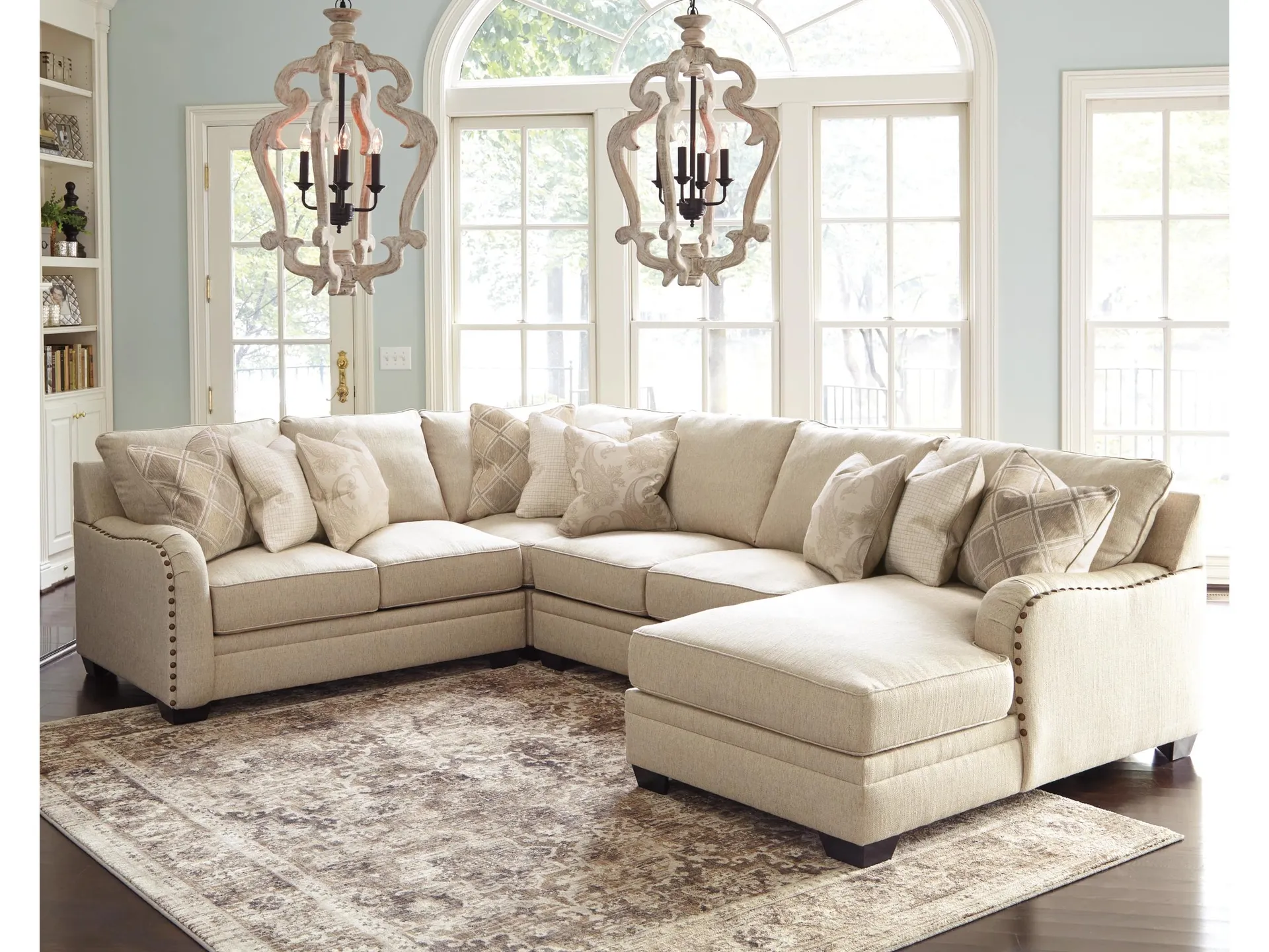 Luxora 4-Piece Sectional with Chaise