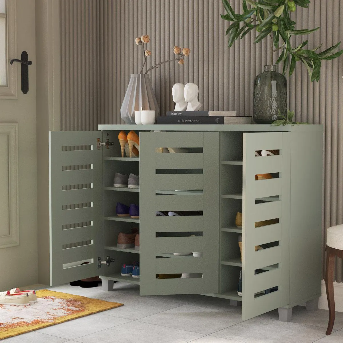Alcester Lismore Shoe Storage Cabinet Up to 20 Pairs